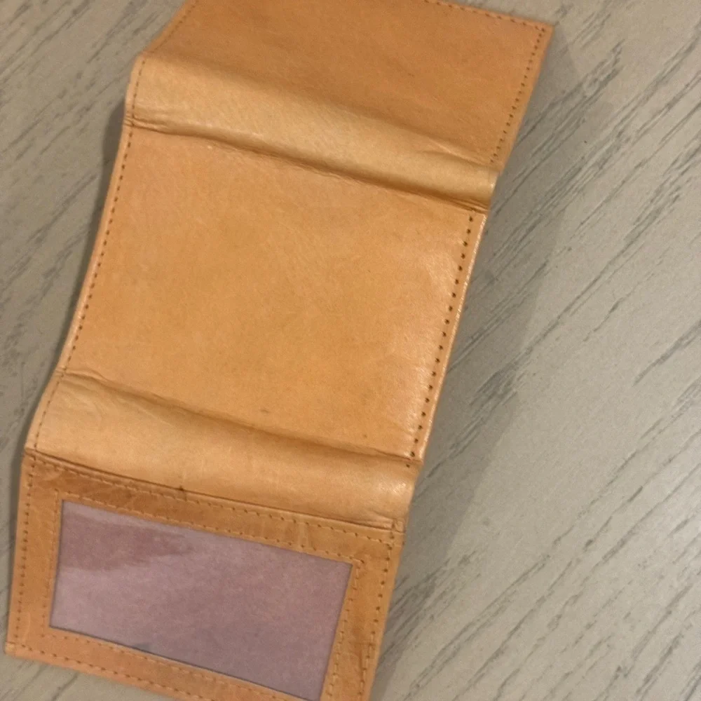 Tan‎ Leather Men's Leather Cowhide Leather Wallet